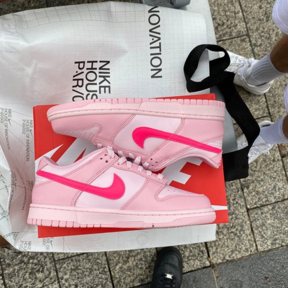 Nike Dunk Low Triple Pink Women's